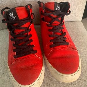 Red Supra shoes